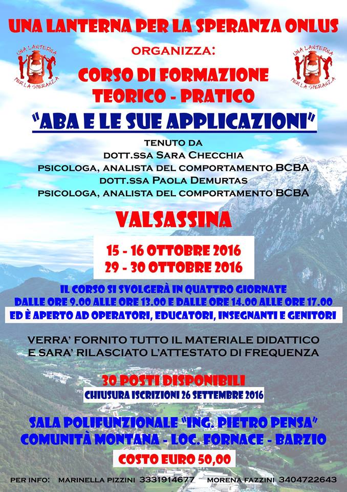 Autismo A Ottobre Un Nuovo Corso Aba Questa Volta Anche Per I Genitori