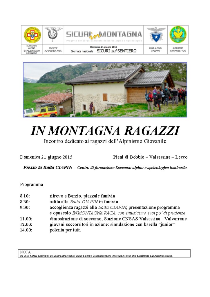 sicuri sul sentiero CNSAS baita ciapin-01