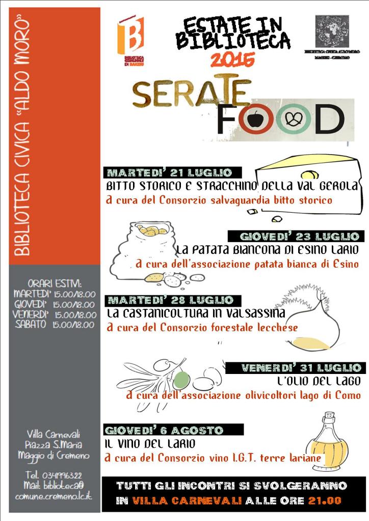 biblio maggio food