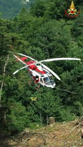 elicottero soccorso vendrogno
