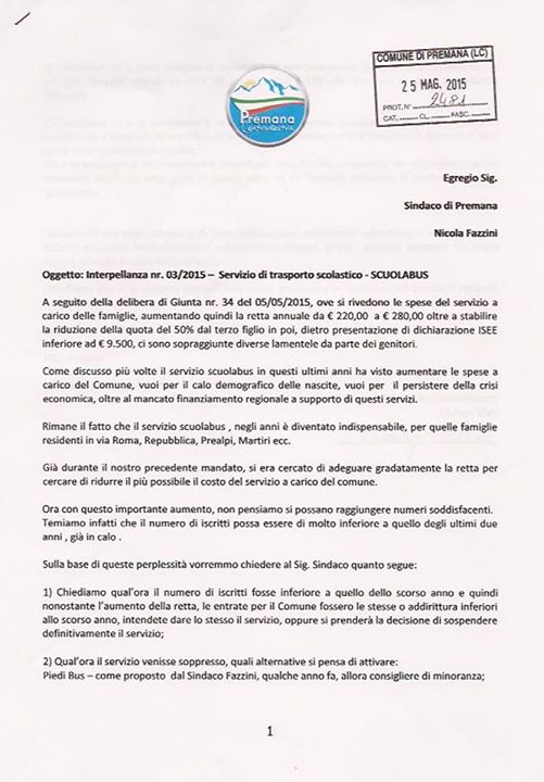 interpellanza zero