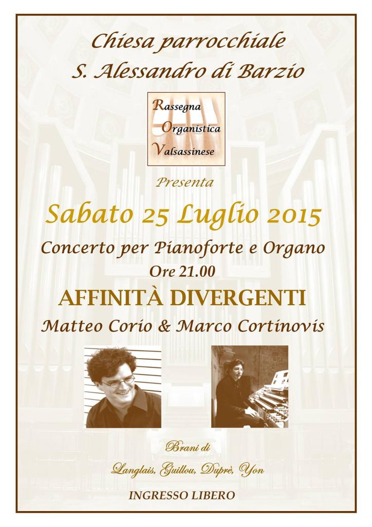 rassegna organistica corio cortinovis