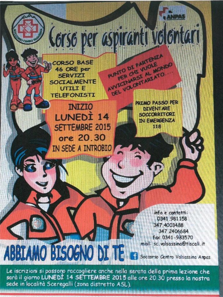 soccorso valsassina corso