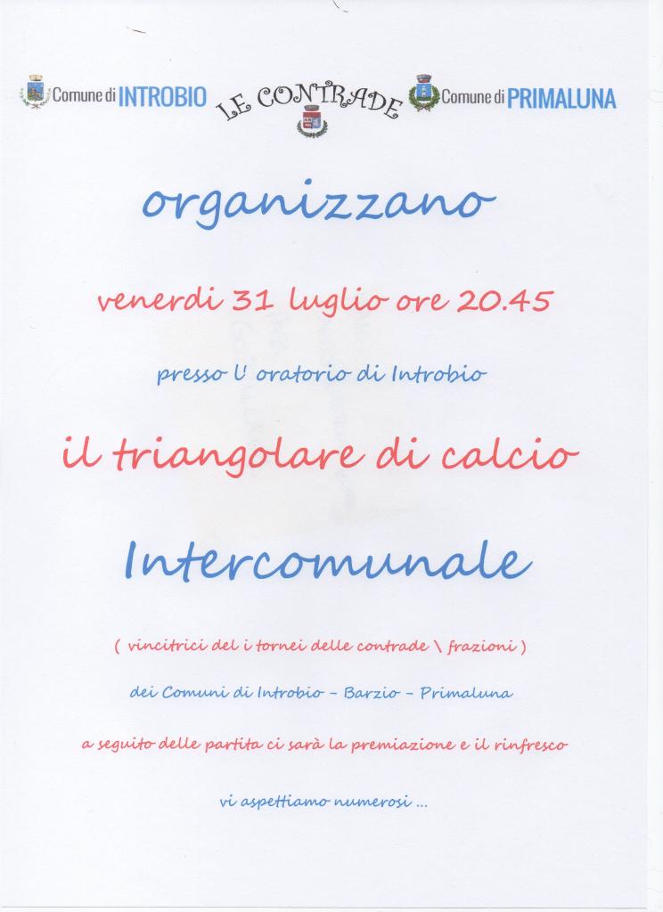 torneo intercomunale