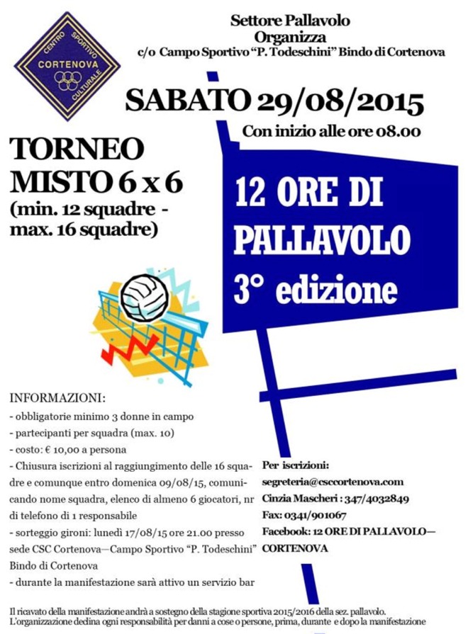 12ore volley