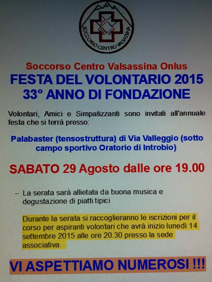 festa volontario SCV