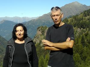 Pina Scarpa (Sindaco di Casargo) e Lello Bonelli (Presidente WWF Lecco)
