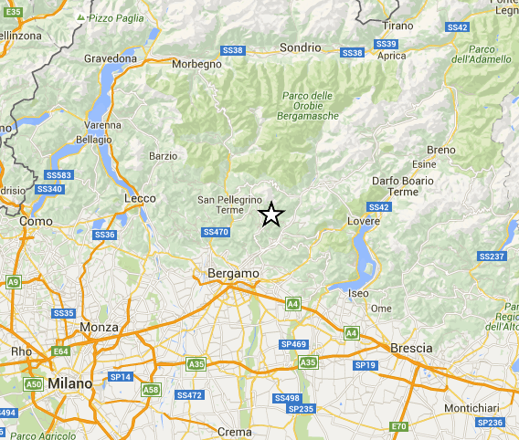 terremoto sisma BG nov15