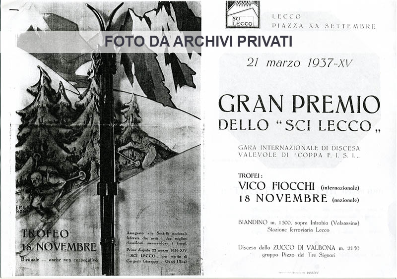 3 Lecco 24-03-1937 - Gran Premio dello sci
