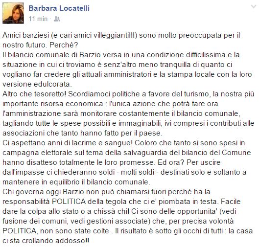 barbara locatelli tasse barzio