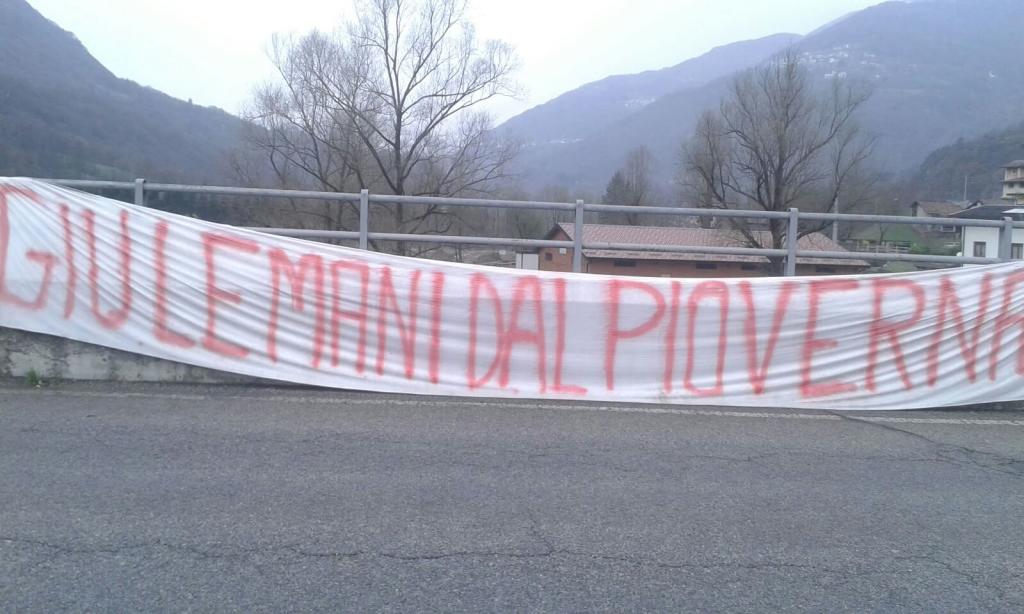 STRISCIONE PIOVERNA PONTE