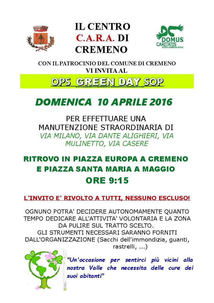 VOLANTINO GIORNATA GREEN DAY cara cremeno-01