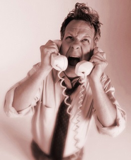 telefonata rabbia