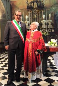 PADRE ANGELO GIANOLA 70MO SACERDOZIO E SINDACO FAZZINI PREMANA