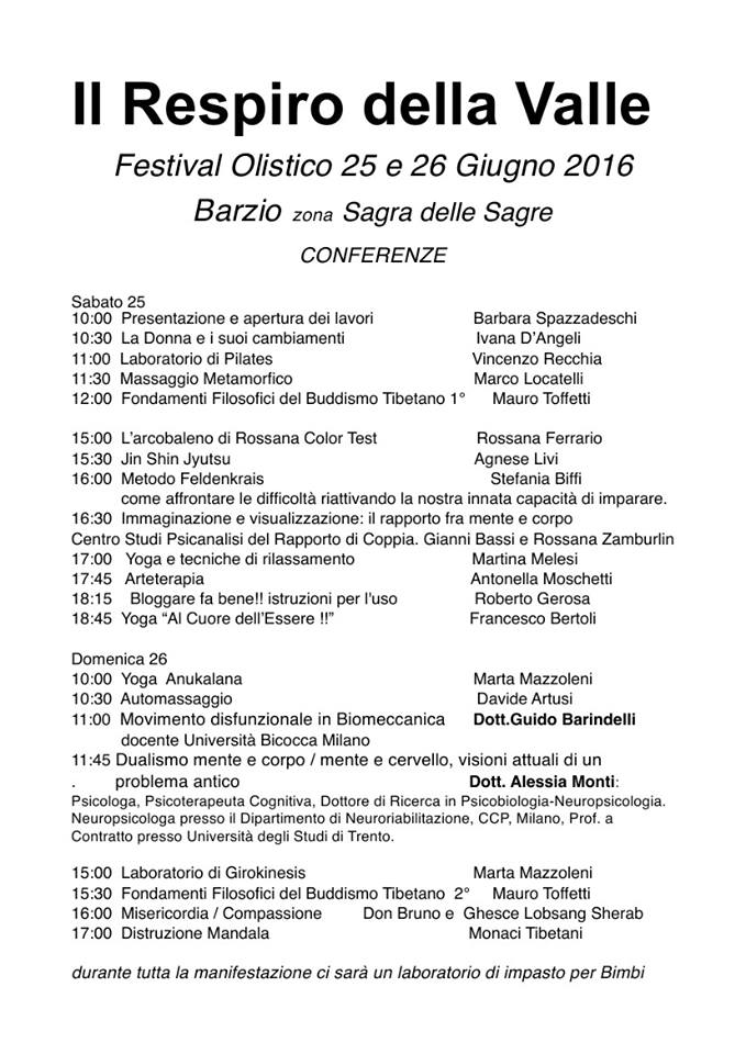 respiro valle programma