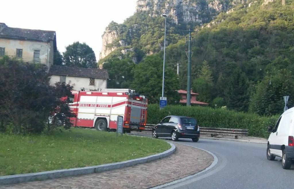 vigili fuoco rotonda ballabio