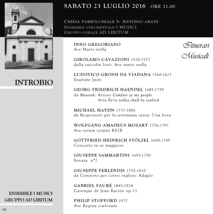 itinerari musicali rassegna organistica