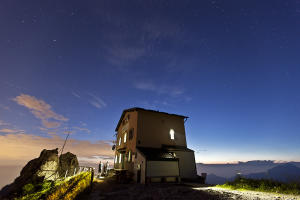 Rifugio Rosalba all'ora di cena
