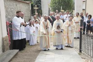 SAN ROCCO PROCESSIONE 2016 benedizione taglio del nastro_camminamento Via Crucis