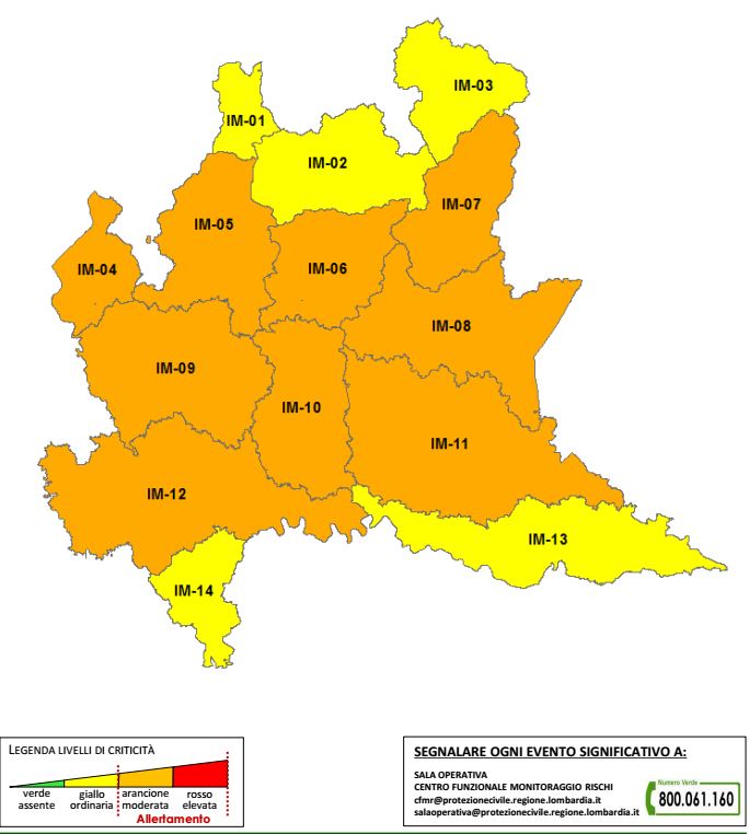 allerta meteo arancio