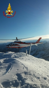 ELICOTTERO VDF NEVE