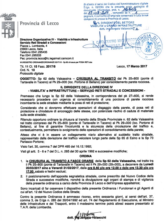 ORDINANZA