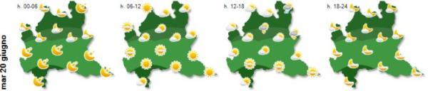 meteo arpa 20giu