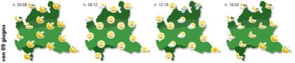 meteo arpa 9giu