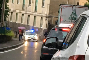 vigili a laorca caos traffico