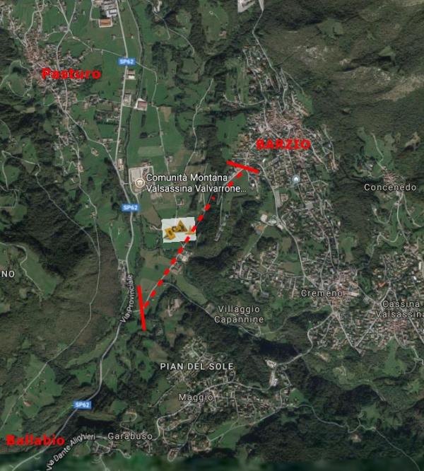 lavori folla strada chiusa