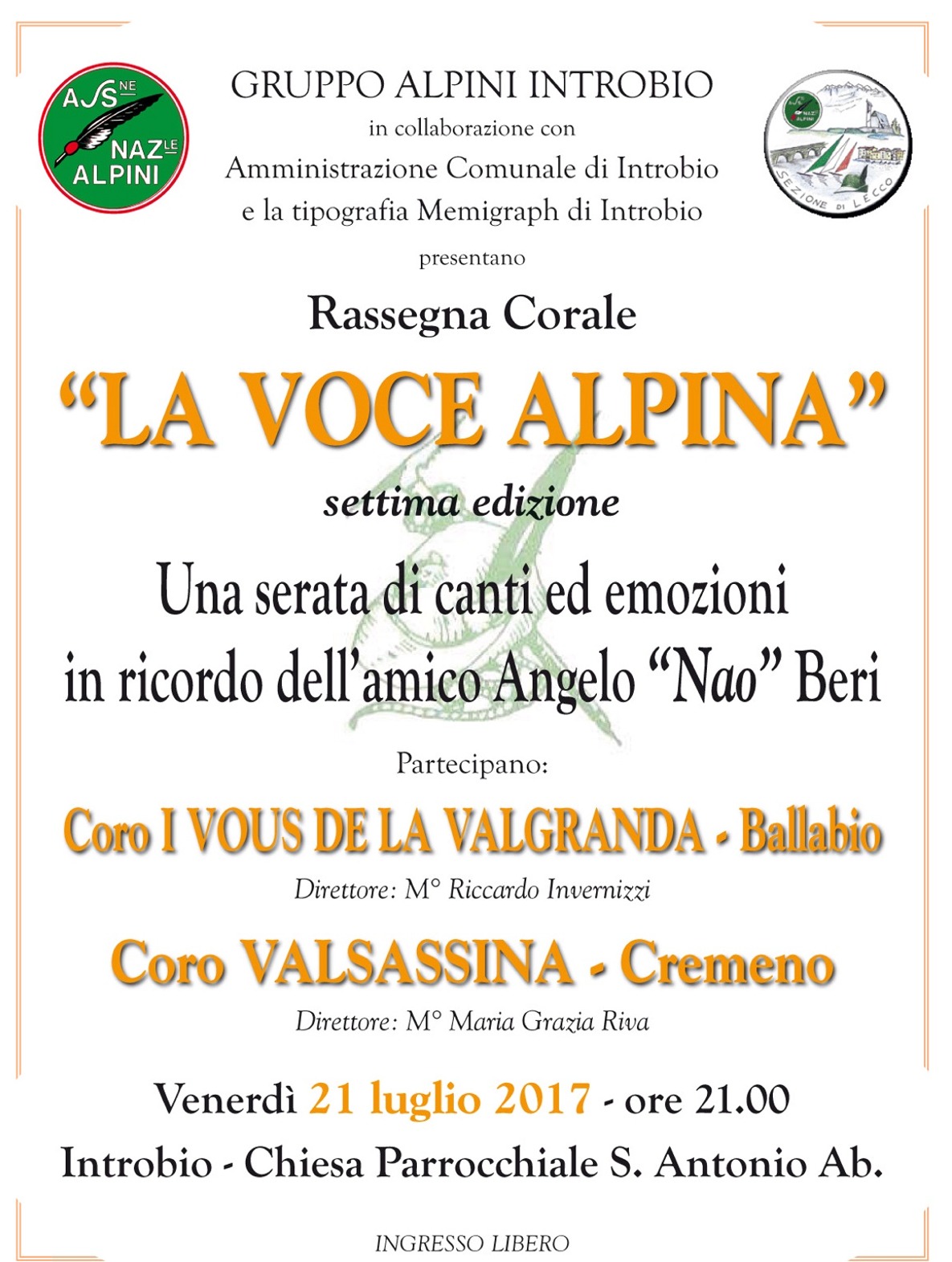 rassegna coro alpino