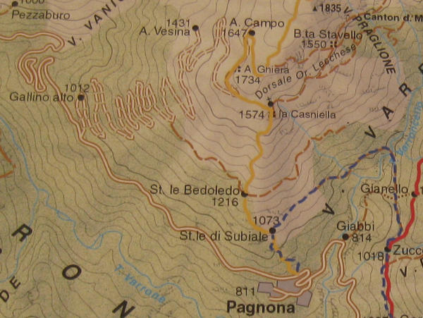 GALLINO GRIERA VARRONE CARTINA