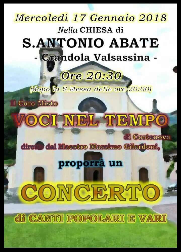 Creandola concerto sant'Antonio