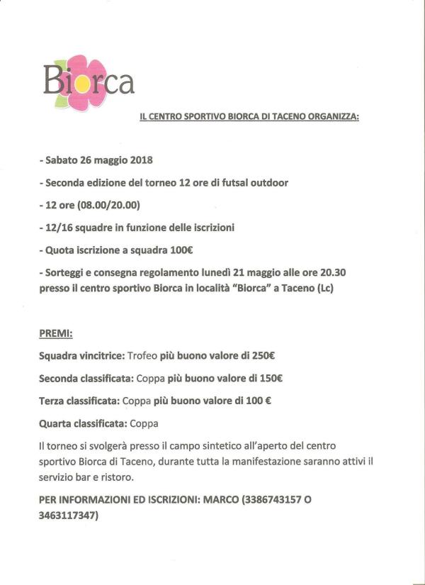 Futsal Biorca 2018