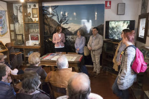 LA ROCHE VINEUSE gemellaggio 2018 Premana il curatore del Museo Etnografico Caterina Gianola