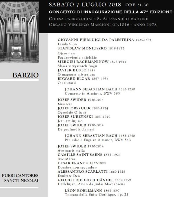 rassegna pueri cantores