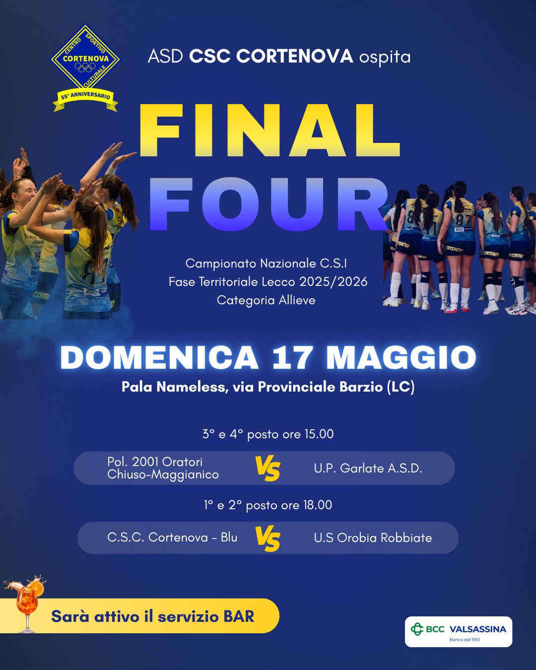 CSC ALLIEVE BLU, FINALE PROVINCIALE: STAGIONE DOMINATA E PASS AI ...