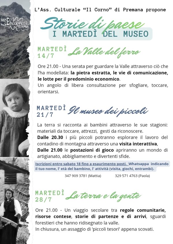 Locandina Storie di Paese I Martedì del Museo